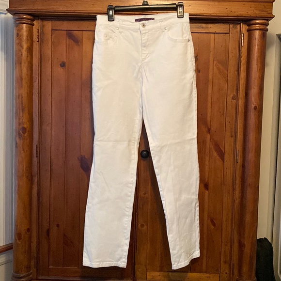 New Gloria Vanderbilt White Highwaisted Mom Jeans - Picture 1 of 8
